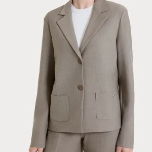 Blazer due bottoni in Compact - Glace' Mel.