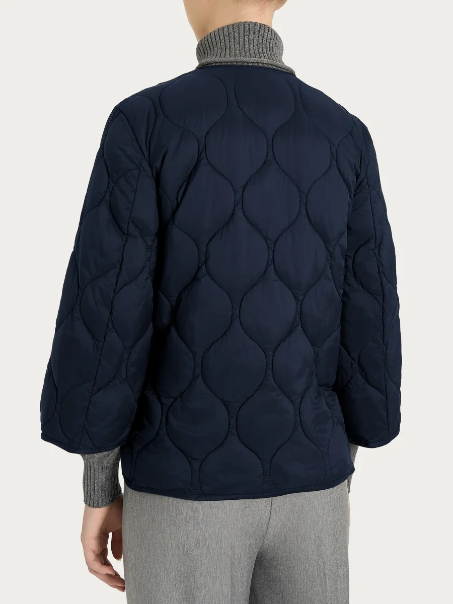 Piumino Onion Quilt con manica 3/4 - Bleu - immagine 3