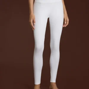 beYOUtiful Homewear – Leggings in maglia denim - Bianco