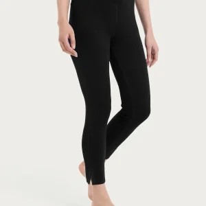 beYOUtiful Homewear – Leggings capri in maglia denim - Nero