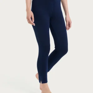 beYOUtiful Homewear – Leggings capri in maglia denim - Bleu