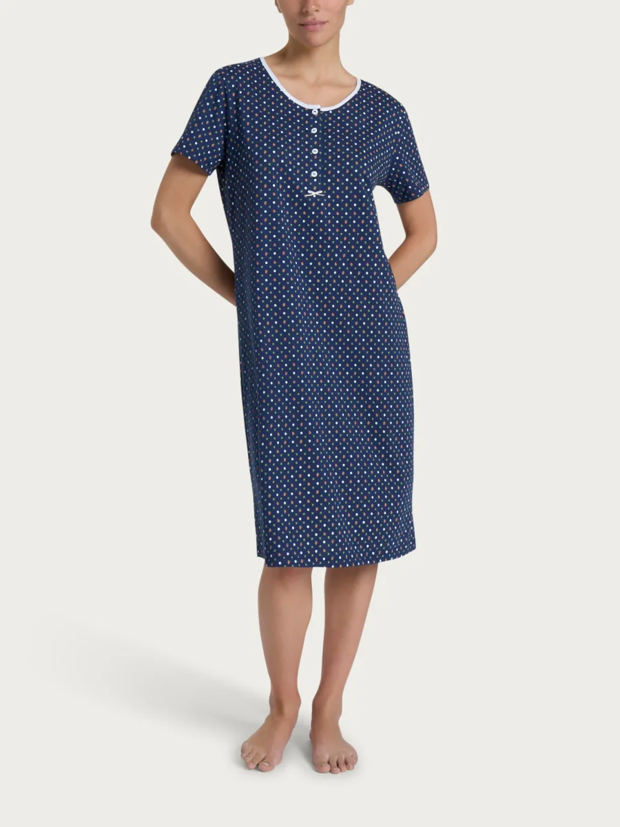 Camicia da notte a serafino in Jersey di cotone - Fant. Naval Academy - immagine 2