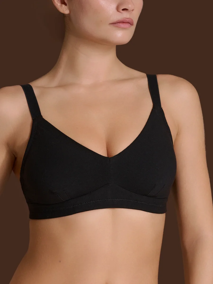beYOUtiful YouUp - Reggiseno BC a pieno supporto in cotone elasticizzato - Nero - immagine 2
