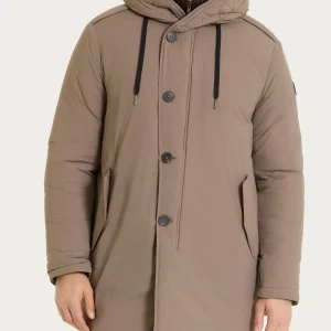 Piumerino Anorak imbottito in lana - Fango