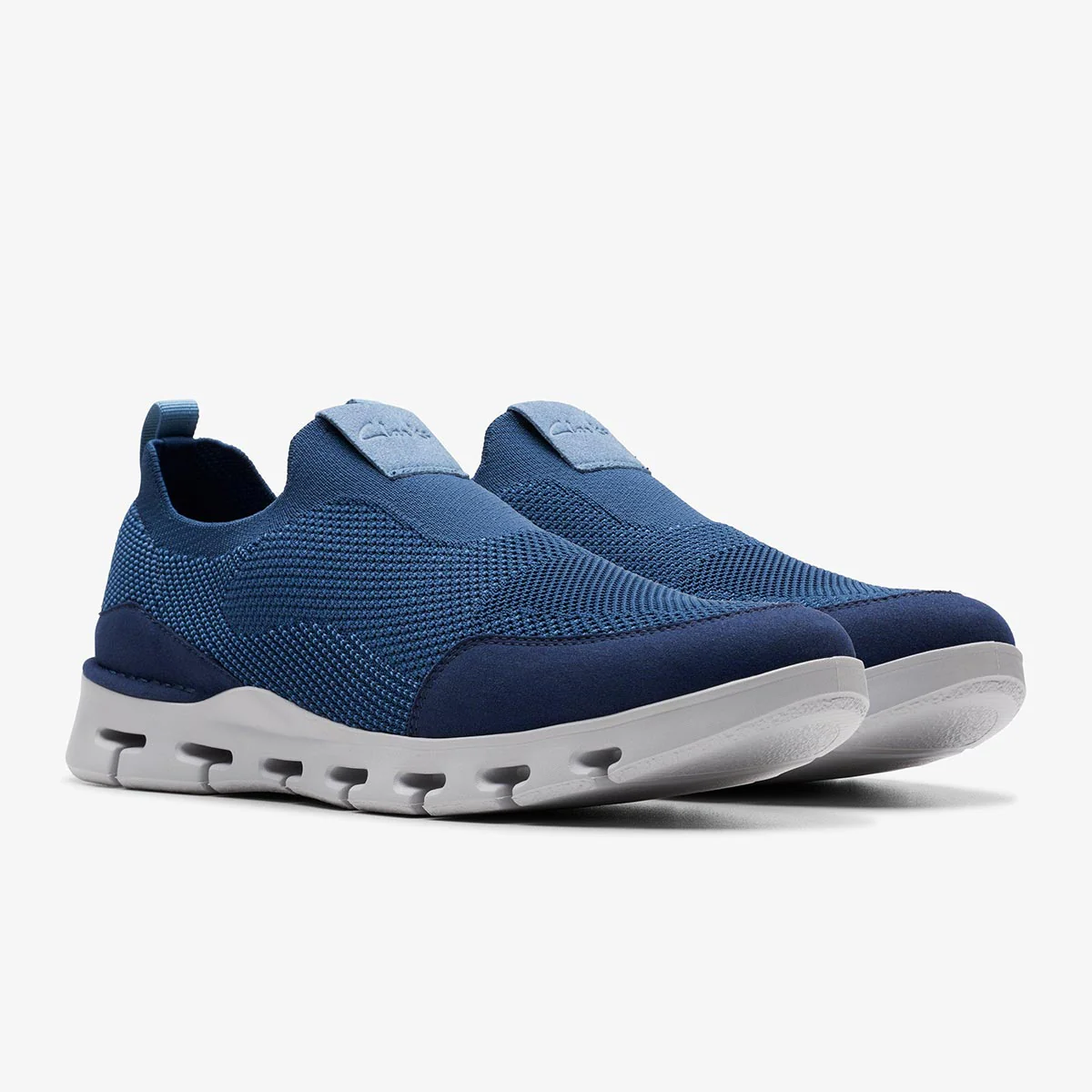 Slip-on blu fondo running - immagine 4